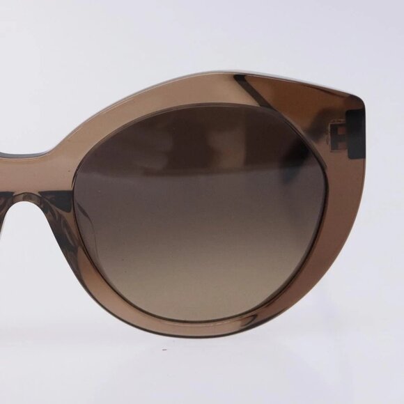 Salvatore Ferragamo Gancini Sunglasses plastic Brown Auth - Picture 8 of 15